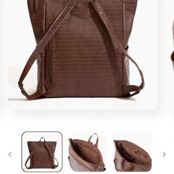 Freshly Picked Brown Croc Baby Diaper bag - Picture 4 of 6